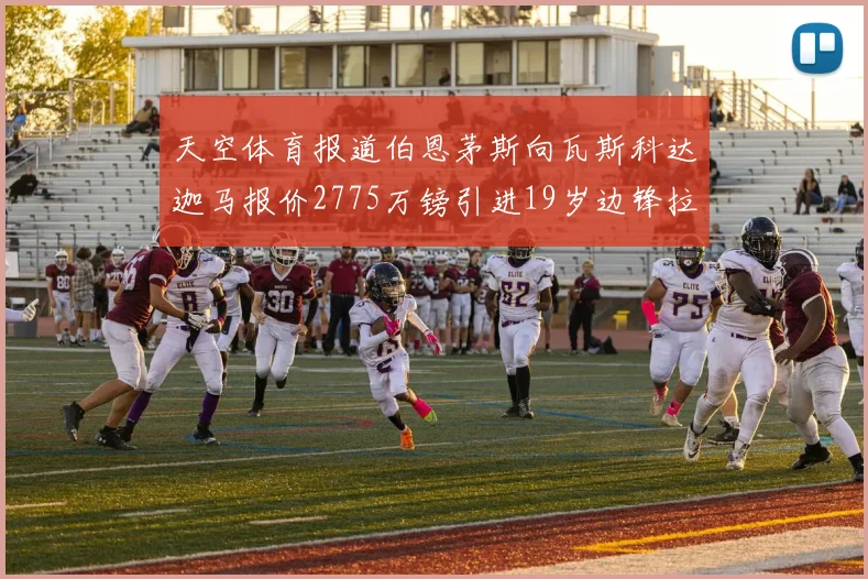 天空体育报道伯恩茅斯向瓦斯科达迦马报价2775万镑引进19岁边锋拉扬